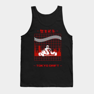 Tokyo Drift Karting Design Tank Top